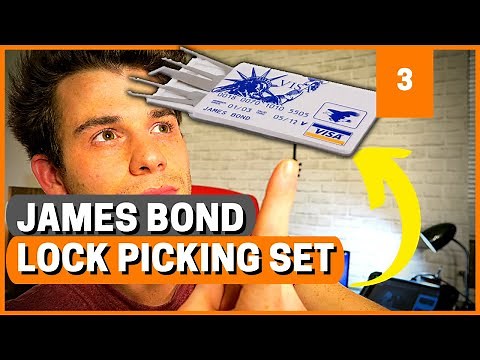 Credit Card Lock Picking Set - [Surprised These Work So Well!]