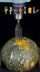 896K views · 6K reactions | Scissors vs pumpkin  ✂️ #experiment #drilling #satisfying | RHCB Experiments | Facebook