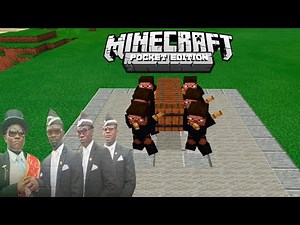 (ASTRONOMIA COFFIN DANCE MEME) КАК ПОСТРОИТЬ ТАНЦУЮЩИХ ГРОБОВЩИКОВ В MINECRAFT PE БЕЗ МОДОВ?