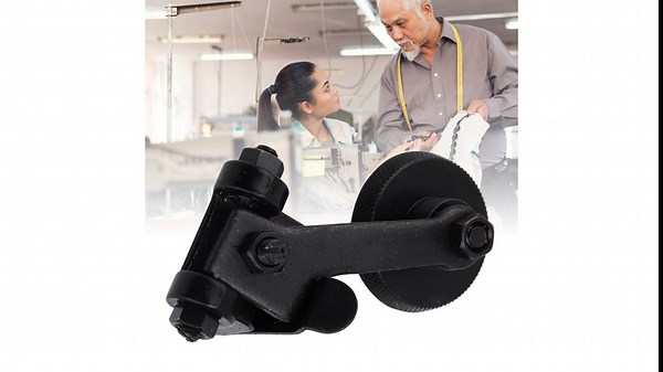 Roller Presser Foot, Roller Presser Leather Rolling Foot for Singer 17U / 18U / 10 High-Head Sewing Machine, Necessary Parts for Industrial Sewing Machines(L 12267)