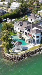 120K views · 3.2K reactions | This pool has an insane lazy river underneath the home! It also features an elevated spa with an infinity edge that spills over a natural coral waterfall into the main pool below. #insanepools #lucaslagoons #poolbuilder #poolside #poolparty #lazyriver | Lucas Lagoons | Facebook