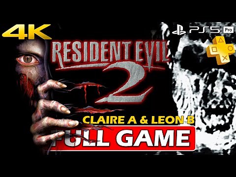 RESIDENT EVIL 2 (PS5 PRO) PS+ Classic Gameplay Walkthrough FULL GAME - CLAIRE A & LEON B (4K)