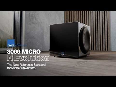 SVS 3000 Micro R|Evolution Subwoofer. The Reference Standard for Compact Subwoofers.