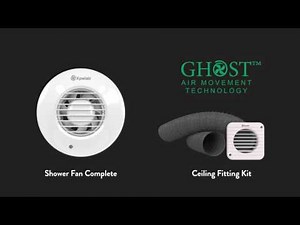 Simply Silent Shower Fan Complete