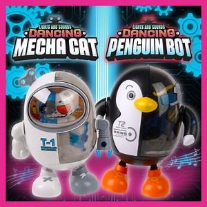 21 reactions · 3 comments | Lights, sounds, and moves! These dancing robots light up, make sounds, and groove, making them a must-have. Choose between Robot or Penguin styles—or grab both! 烙: TY-ROBDA : TY-ROBPE #DancingRobots #Robots #Penguin #RobotToys #LightUpToys #MusicalToys #KidsGifts #PenguinToys | RI Novelty | Facebook