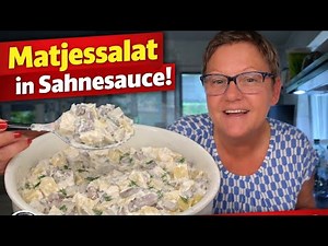 Matjessalat in Sahnesauce 🐟 Inspiriert von Probiert es gerne mal aus und speicher dir das Rezept ab