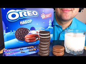 ASMR OREO PARTY MUKBANG CHOCOLATE & COOKIES (EATING SOUNDS) EATING SHOW