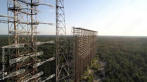 Soviet over-the-horizon radar station for an early detection system for launches of intercontinental ballistic missiles.