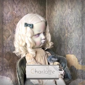 2.1K views · 345 reactions | Charlotte the Little Vampire Girl. “Old Portraits” collection. SOLD. | Dark Alley Dolls | Facebook