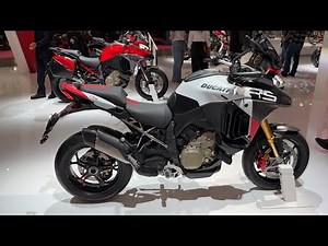 2026 Ducati Multistrada V4 RS Walkaround | EICMA 2025 First Look, Dry Clutch Sound & Specs