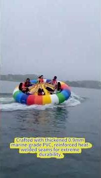 Inflatable Disco Boat – Rotating Towable Sofa for Motorboat Towing,Perfect for Sea & Lake Adventures