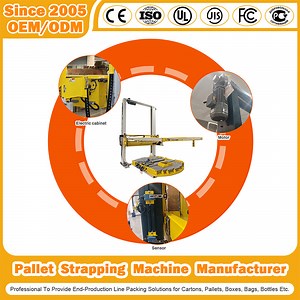 [Hot Item] Carton Bundler Bundling Packing Top Push Pallet/Horizontal Strapping Machine for Deodorants/ Insect Repellent Products/ Baby Products
