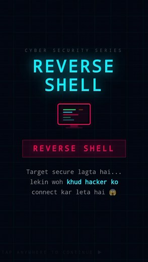Reverse Shell Attack: جب ٹارگٹ خود اٹیکر سے کنیکٹ کرے