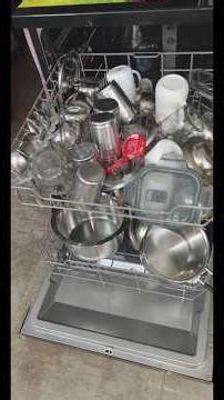 Midea 13 Place Settings Free Standing silver Dishwasher | 7 Wash Programs #shorts #dishwasherdemo