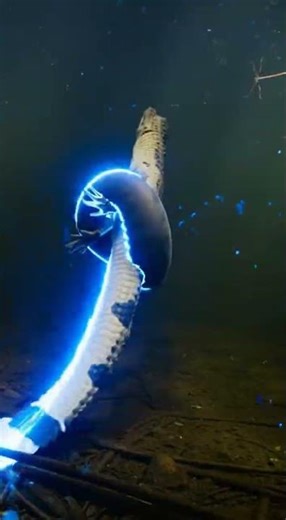 Electric Eel vs Caiman ⚡ Underwater Lightning in the Amazon | 4K Cinematic