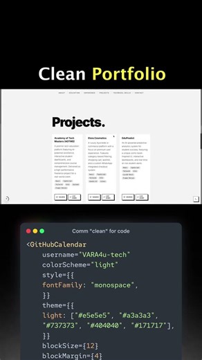 This Clean Dev Portfolio Gets Clients 😳🔥 #shorts #shortsvideo #ai #coding #devlife #html5 #css3 #js