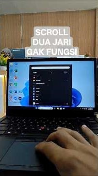 Scroll Dua Jari Gak Fungsi Ini Solusi Mudah Banget loh #laptop #touchpad #kursor