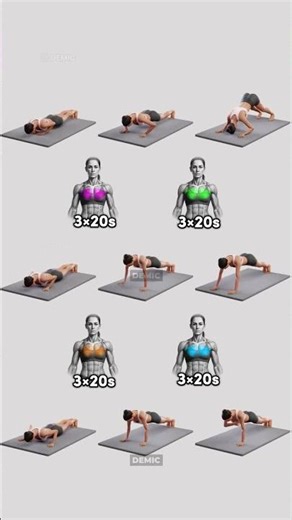 Chest workout/Triceps workout/Shoulder workout for women #motivation #workout #tutorial