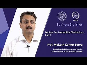 Probability Distributions - 1 Video Lecture | Mathematics for IIT JAM, GATE, CSIR NET, UGC NET