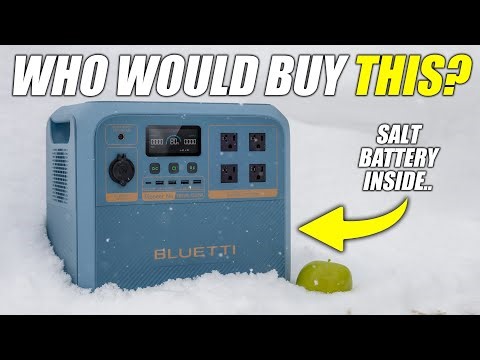 This Battery is Made of SALT!? – Bluetti Pioneer Na 1500