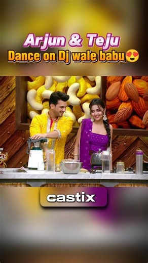 Arjun and Teju💃dance on Dj wale🥰📈|| #shorts #arjunbijlani #tejaswiprakash #ishamalviya #elvishyadav