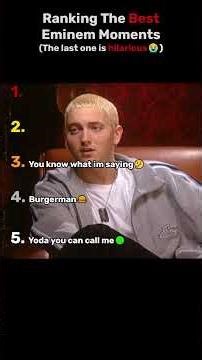 Ranking The Best Eminem Moments😭#shorts #viral #fyp