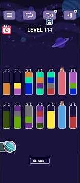 water sort puzzle level- 114