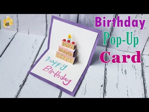 Easy Birthday Pop-Up Card Tutorial 🎉 | DIY Handmade Birthday Card Idea