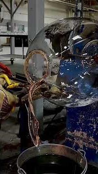 Ever wonder how a giant glass snow globe is made?