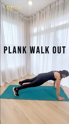 Plank Walk Out#PlankWalkOut #CoreStrength #fitquo #FunctionalFitness #FullBodyExercise #Mobility