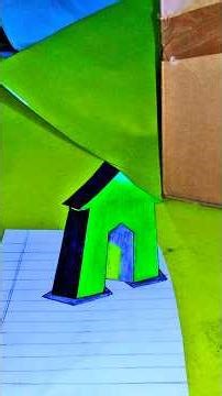 How to Draw 3D Arrow | Shield Gate Art | Easy Drawing #Shorts