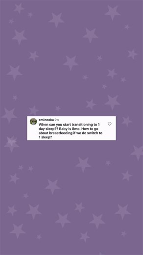 When can you start transitioning to 1 day sleep?? Baby is 8mo. How to go about breastfeeding if we do switch to 1 sleep? | Tizzie Hall - Save Our Sleep® - The International Baby Whisperer