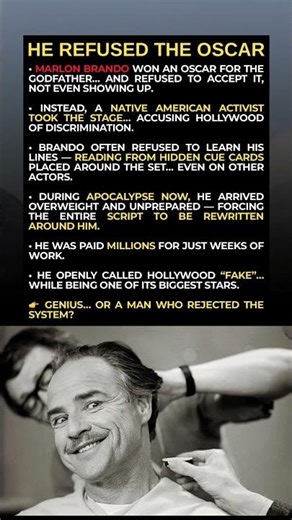 HE REJECTED THE OSCAR… AND EXPOSED HOLLYWOOD