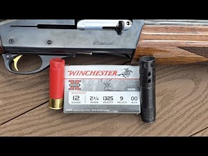 Winchester Super X 12ga 2-3/4" 9 Pellet 00 Buck Test W/ Remington 11-87 & Kicks Buck Kicker Full
