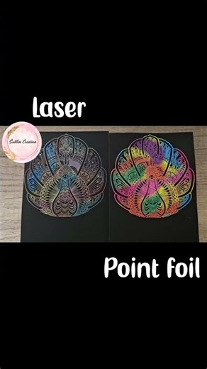 Gravure sur carte à gratter - Pointe Foil VS Laser
