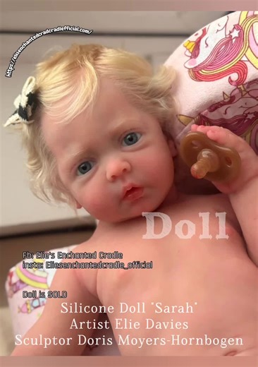 #doll #realisticdoll #siliconedoll #dorismoyershornbogen #eliesenchantedcradle #rebornbaby #dmhstudio #dmhsculptures #babydoll #siliconetoddler