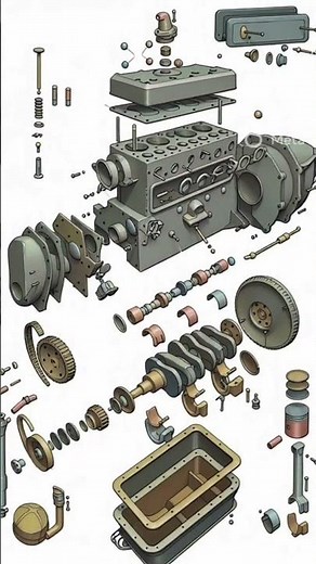Engine components #mobilemechanics #car #workshop #cars
