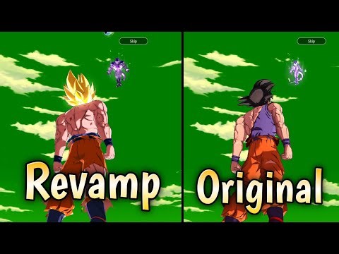 Goku Frieza Original vs Revamp Summon Animation!!-Dragon Ball Legends