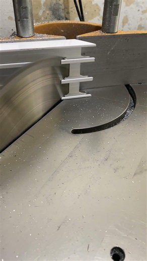 🔥 Perfect Aluminum Cutting Process | Satisfying Precision Cutting Machine #Shorts