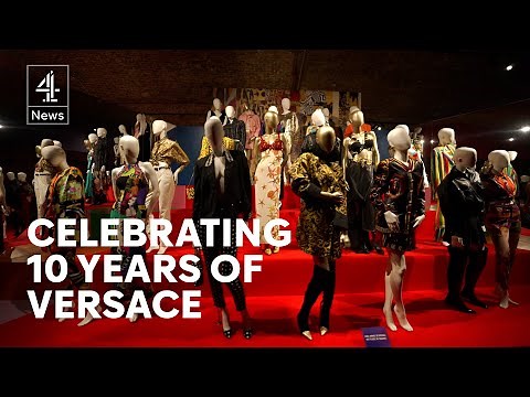 London exhibition celebrates 10 years of fashion designer Gianni Versace