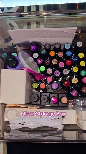 Clear Storage Box for Perfect Organization #clearstorage #storagebox #fok