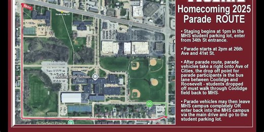 Moline Homecoming Parade route changed following safety concerns