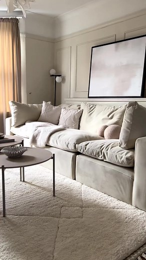 Cozy Neutral Home Decor with School House White by Farrow and Ball