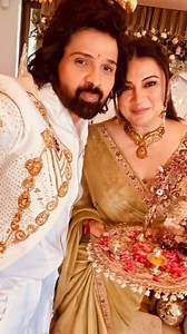 Mr. & Mrs. Reshammiya Celebrates Ganesh Chaturthi ❤ Ganpati Bappa Morya 🙏🏻❤ #GaneshChaturthi | Planet Himesh Reshammiya