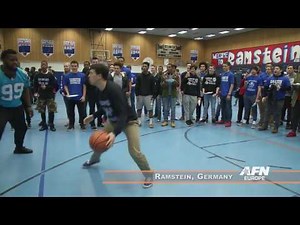 NFL Players Visit Ramstein High School March 2017