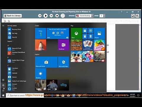 Fix Stuck Scanning and Repairing drive on Windows 10