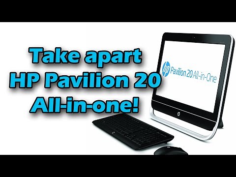 HP Pavilion 20 All-In-One teardown/take apart