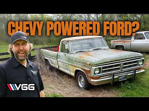ABOMINATION or GREAT? Chevy Powered Ford F100! Installing a HUGE Cam and Engine Refresh!