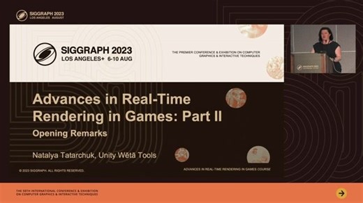 Advances in Real-Time Rendering (Part II) | ACM SIGGRAPH 2023 Courses
