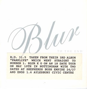 Blur - To The End